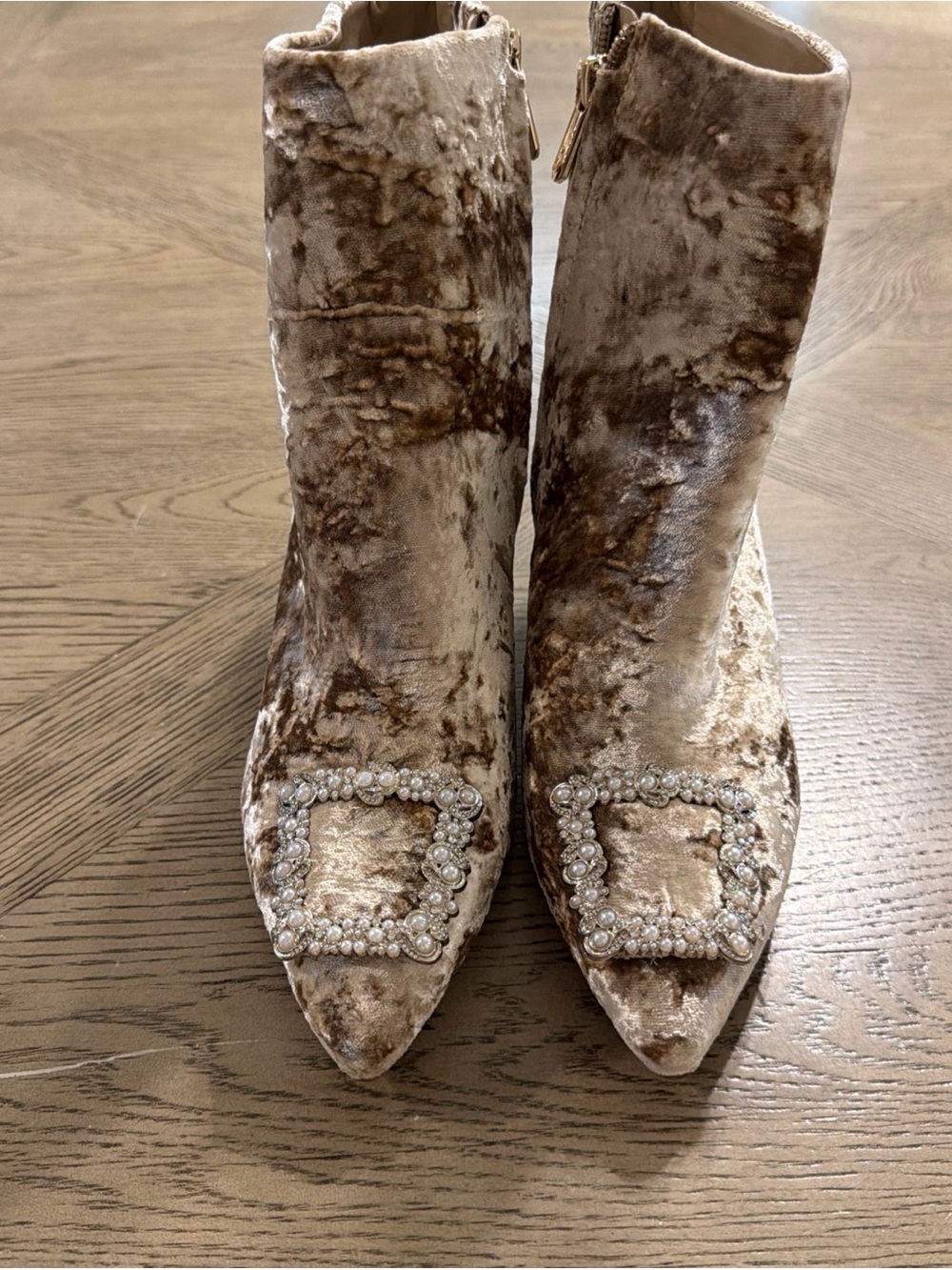 Sam Edelman Women's Ulissa Luster Ankle Boot 7.5 - Picture 2 of 5